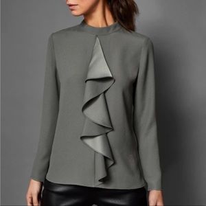 Ted Baker Glowria Ruffle Front Blouse